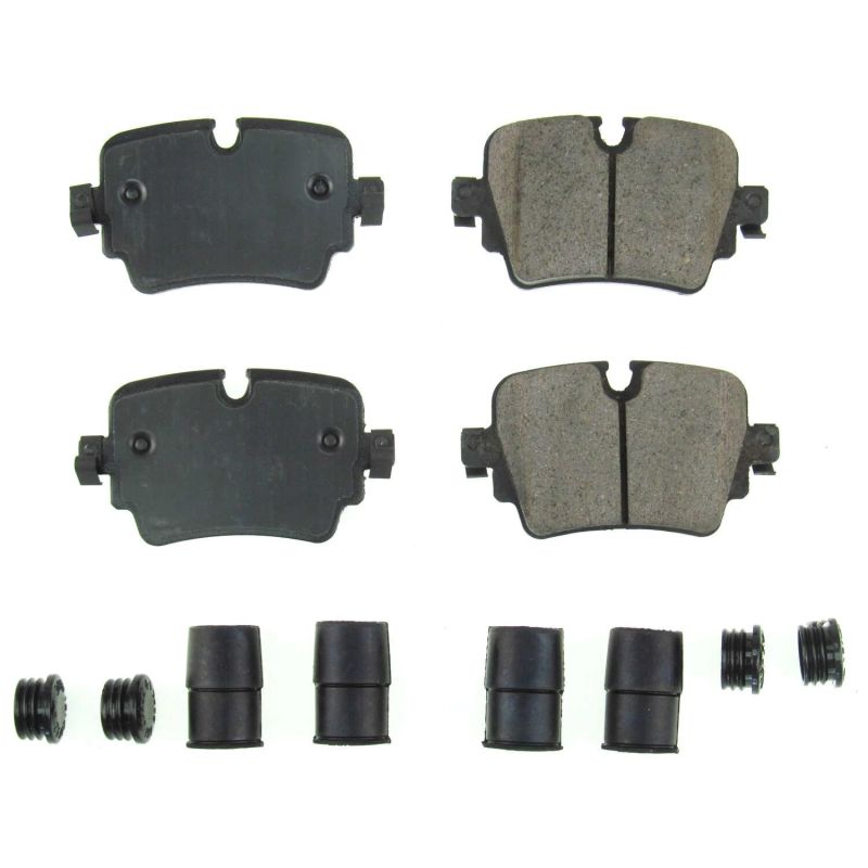 Power Stop 14-19 Jaguar F-Type Rear Z17 Evolution Ceramic Brake Pads w/Hardware - 17-1752 Power Stop 14-19 Jaguar F-Type Rear Z17 Evolution Ceramic Brake Pads w/Hardware - 17-1752