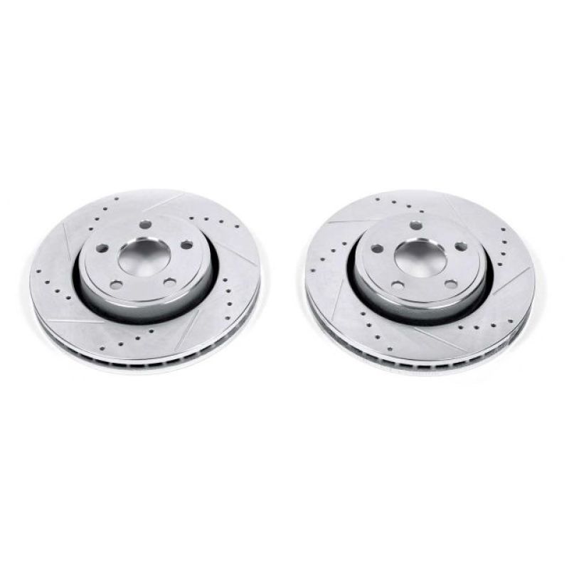 Power Stop 11-19 Dodge Durango Front Evolution Drilled & Slotted Rotors - Pair - AR83076XPR
