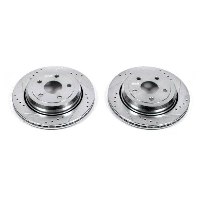 Power Stop 11-19 Dodge Durango Rear Evolution Drilled & Slotted Rotors - Pair - AR83077XPR