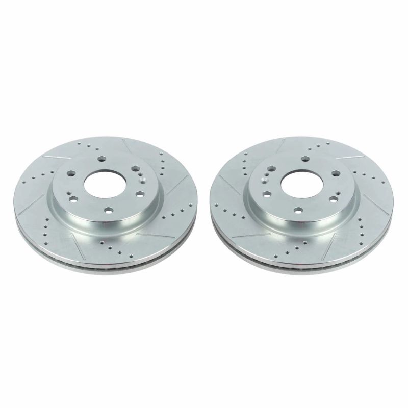 Power Stop 19-20 Chevrolet Silverado 1500 Front Evolution Drilled & Slotted Rotors - Pair - AR84103XPR