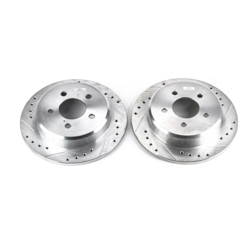 Power Stop 95-01 Ford Explorer Rear Evolution Drilled & Slotted Rotors - Pair - AR8552XPR