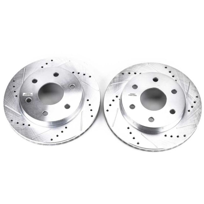 Power Stop 02-06 Cadillac Escalade Front Evolution Drilled & Slotted Rotors - Pair - AR8640XPR