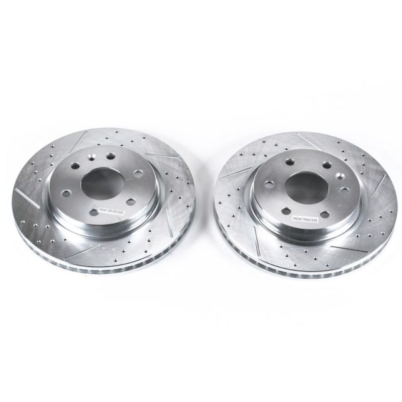 Power Stop 08-17 Buick Enclave Front Evolution Drilled & Slotted Rotors - Pair - AR8696XPR Power Stop 08-17 Buick Enclave Front Evolution Drilled & Slotted Rotors - Pair - AR8696XPR