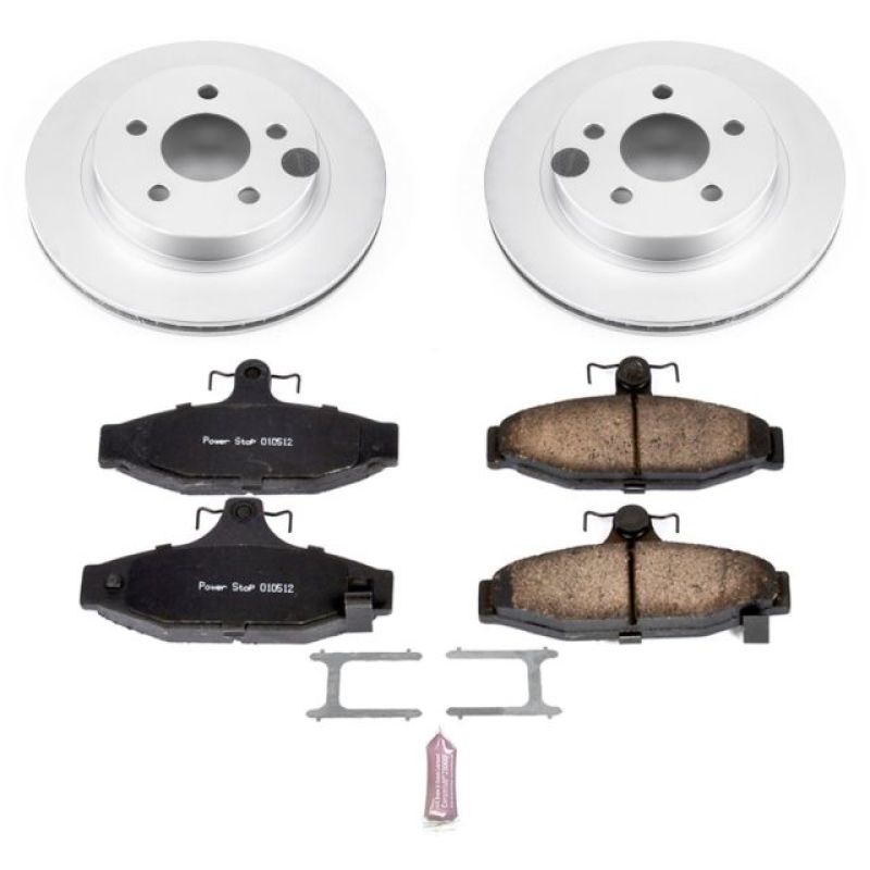 Power Stop 93-97 Chevrolet Camaro Rear Z17 Evolution Geomet Coated Brake Kit - CRK1531 Power Stop 93-97 Chevrolet Camaro Rear Z17 Evolution Geomet Coated Brake Kit - CRK1531