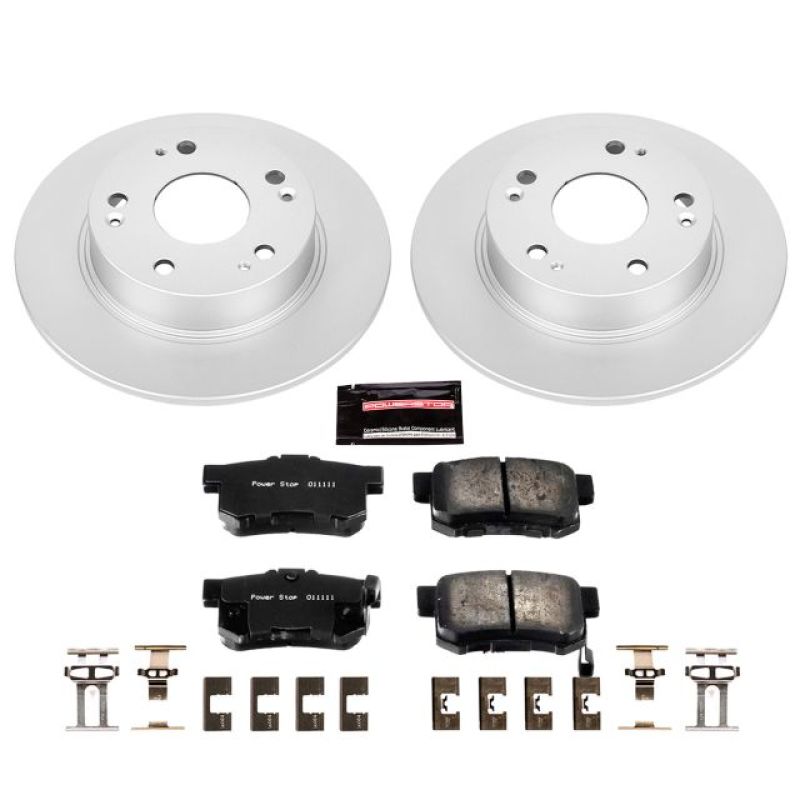 Power Stop 04-08 Acura TSX Rear Z17 Evolution Geomet Coated Brake Kit - CRK2391