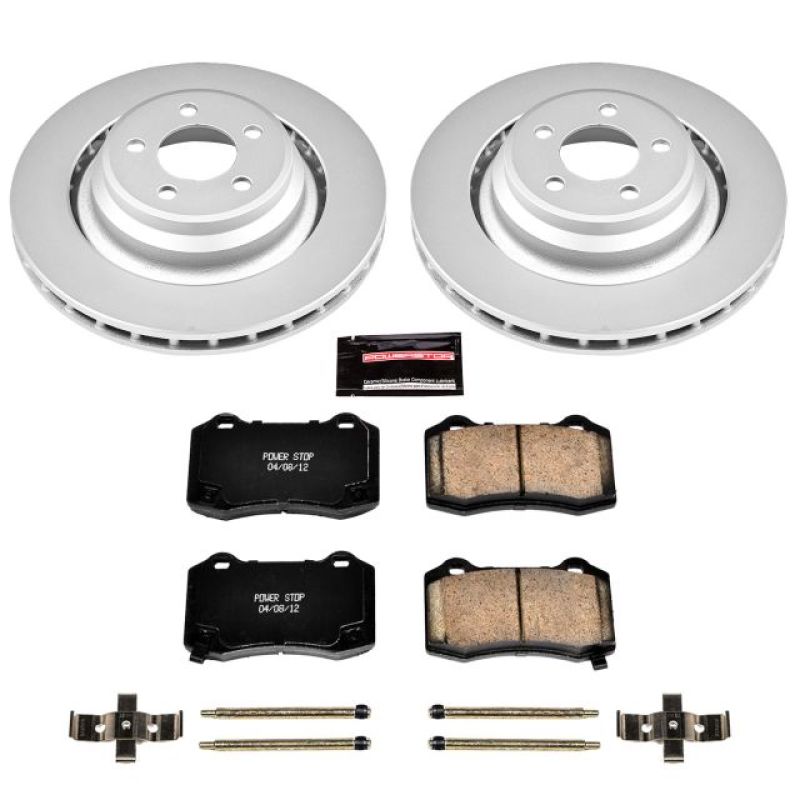 Power Stop 05-10 Chrysler 300 Rear Z17 Evolution Geomet Coated Brake Kit - CRK4583 Power Stop 05-10 Chrysler 300 Rear Z17 Evolution Geomet Coated Brake Kit - CRK4583