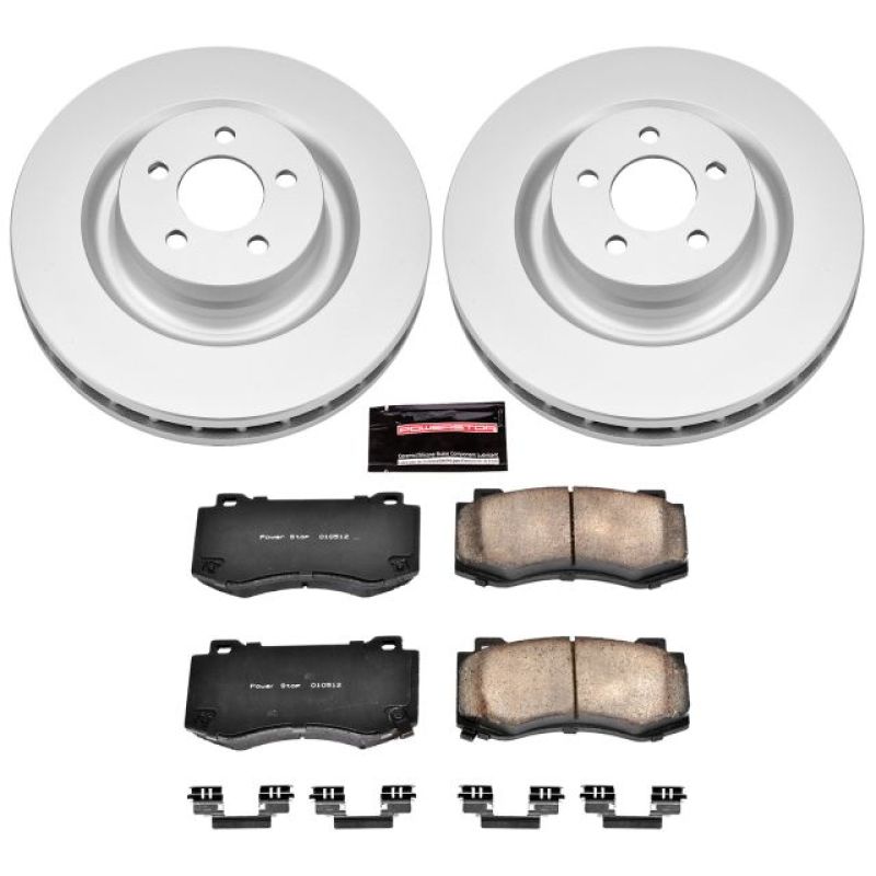Power Stop 05-10 Chrysler 300 Front Z17 Evolution Geomet Coated Brake Kit - CRK4695