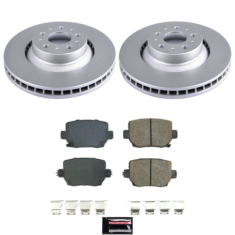Power Stop 20-24 Tesla Y Rear Z17 Coated Brake Kit - CRK9254 Power Stop 20-24 Tesla Y Rear Z17 Coated Brake Kit - CRK9254