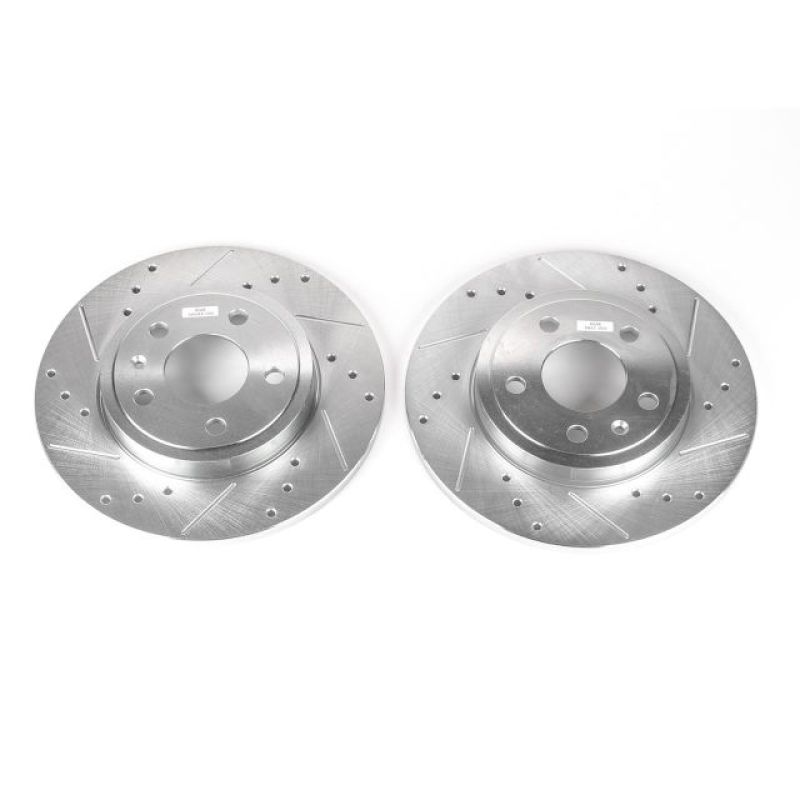 Power Stop 05-09 Audi A4 Rear Evolution Drilled & Slotted Rotors - Pair - EBR1006XPR Power Stop 05-09 Audi A4 Rear Evolution Drilled & Slotted Rotors - Pair - EBR1006XPR