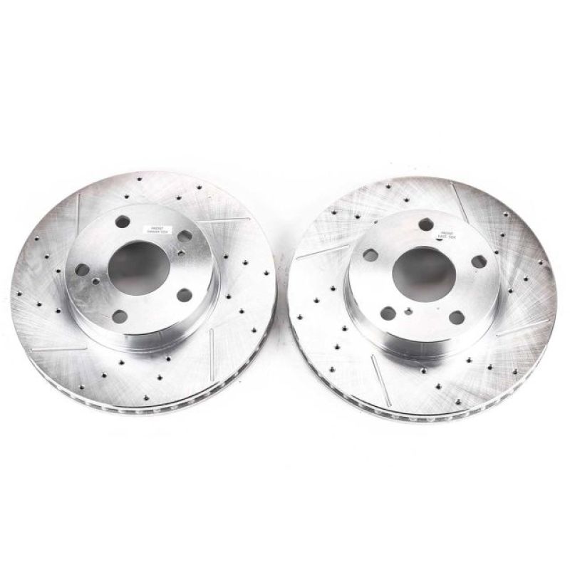 Power Stop 05-15 Toyota Tacoma Front Evolution Drilled & Slotted Rotors - Pair - JBR1120XPR