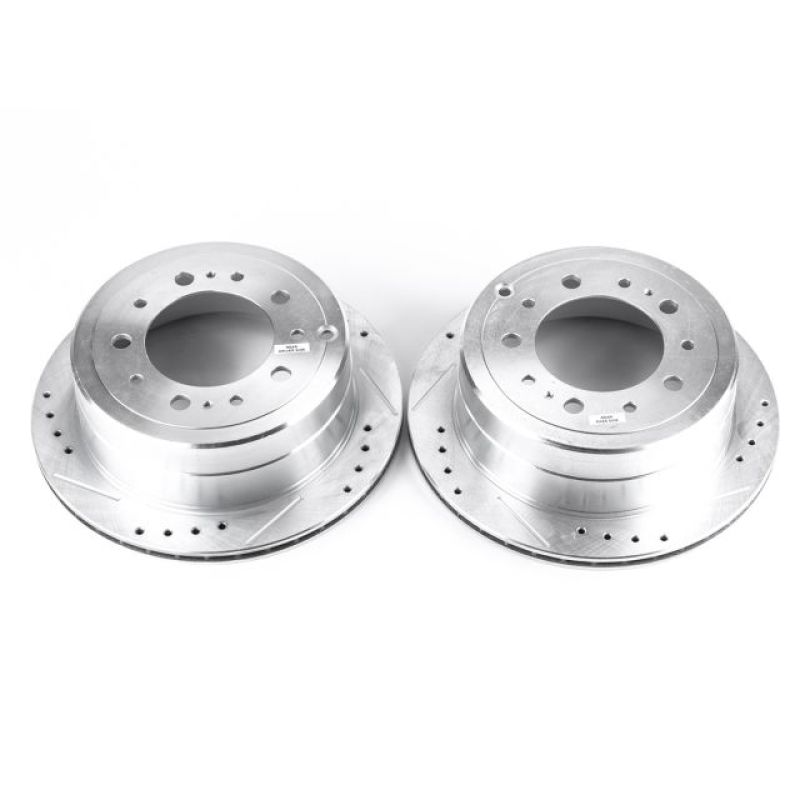 Power Stop 98-07 Lexus LX470 Rear Evolution Drilled & Slotted Rotors - Pair - JBR736XPR