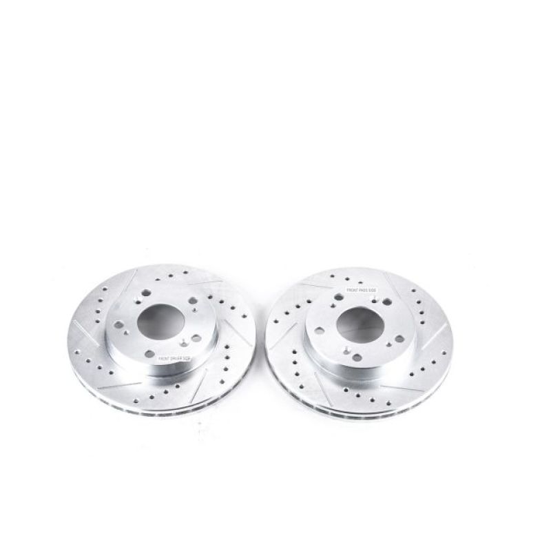 Power Stop 02-06 Acura RSX Front Evolution Drilled & Slotted Rotors - Pair - JBR962XPR