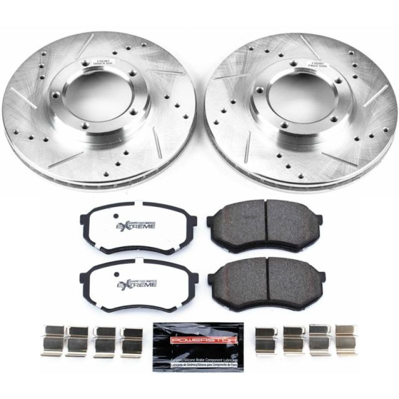 Power Stop 95-04 Toyota Tacoma Front Z36 Truck & Tow Brake Kit - K1232-36 Power Stop 95-04 Toyota Tacoma Front Z36 Truck & Tow Brake Kit - K1232-36