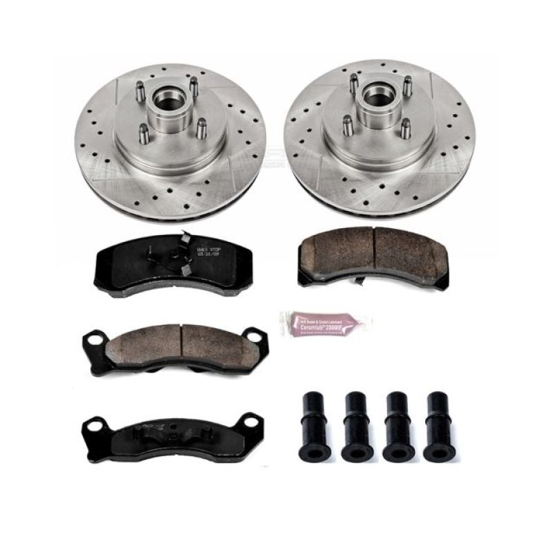 Power Stop 87-93 Ford Mustang Front Z23 Evolution Sport Brake Kit - K1279