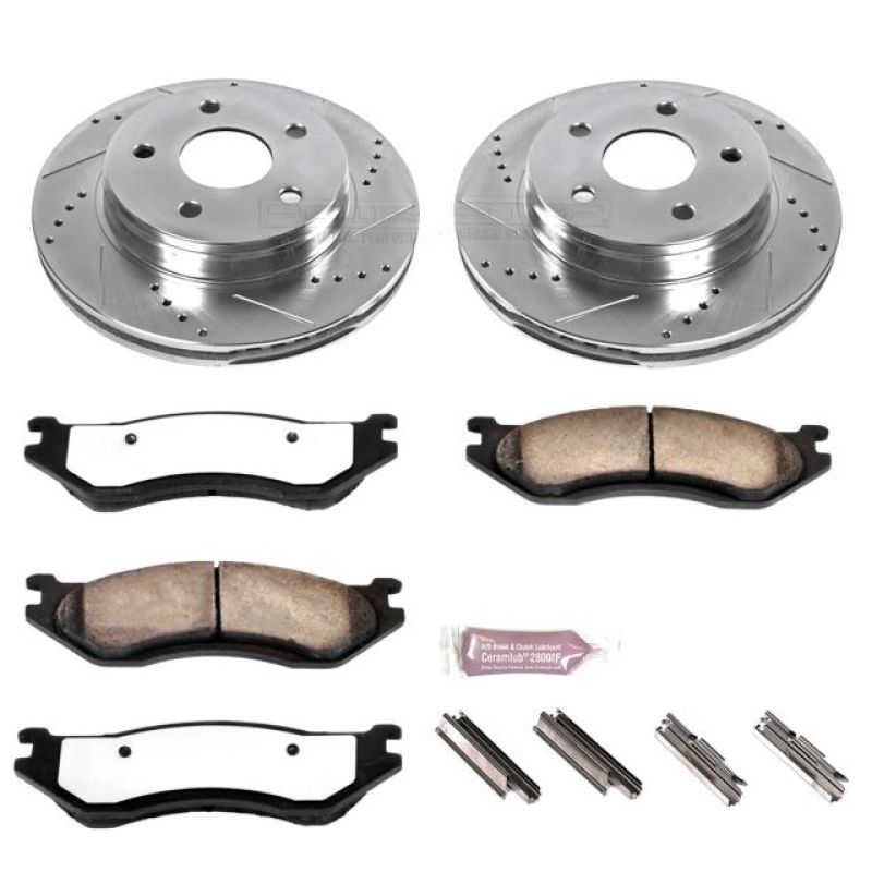 Power Stop 03-05 Dodge Ram 1500 Front Z36 Truck & Tow Brake Kit - K2167-36 Power Stop 03-05 Dodge Ram 1500 Front Z36 Truck & Tow Brake Kit - K2167-36