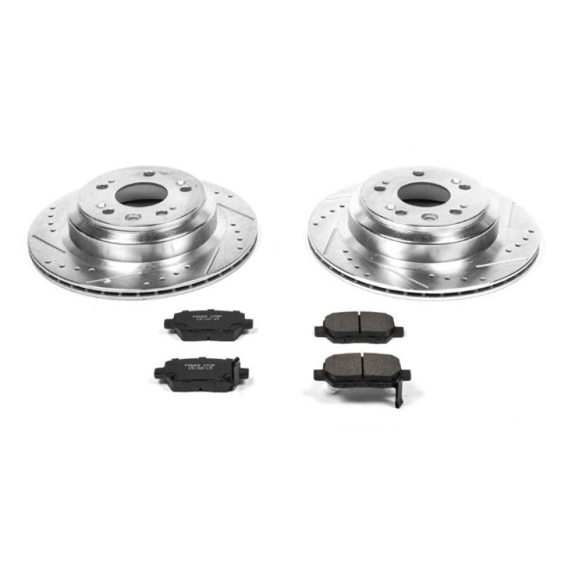 Power Stop 05-12 Acura RL Rear Z23 Evolution Sport Brake Kit - K4605 Power Stop 05-12 Acura RL Rear Z23 Evolution Sport Brake Kit - K4605
