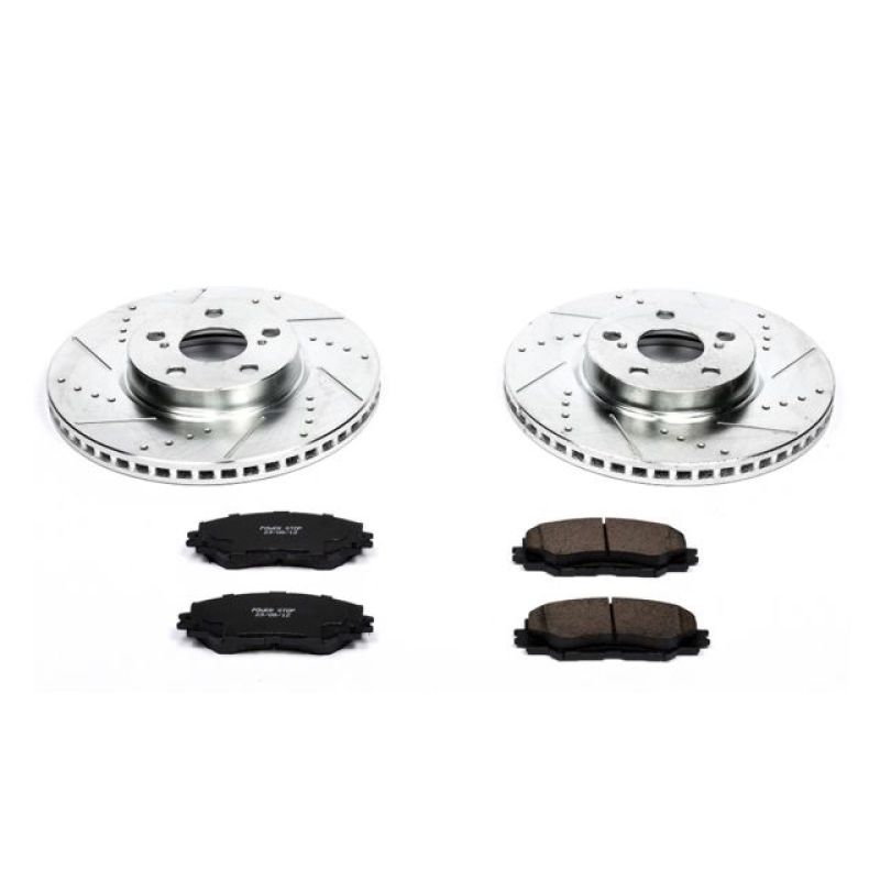 Power Stop 09-10 Pontiac Vibe Front Z23 Evolution Sport Brake Kit - K4669 Power Stop 09-10 Pontiac Vibe Front Z23 Evolution Sport Brake Kit - K4669