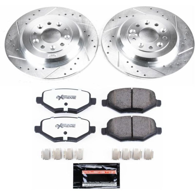 Power Stop 11-15 Ford Edge Rear Z36 Truck & Tow Brake Kit - K4744-36