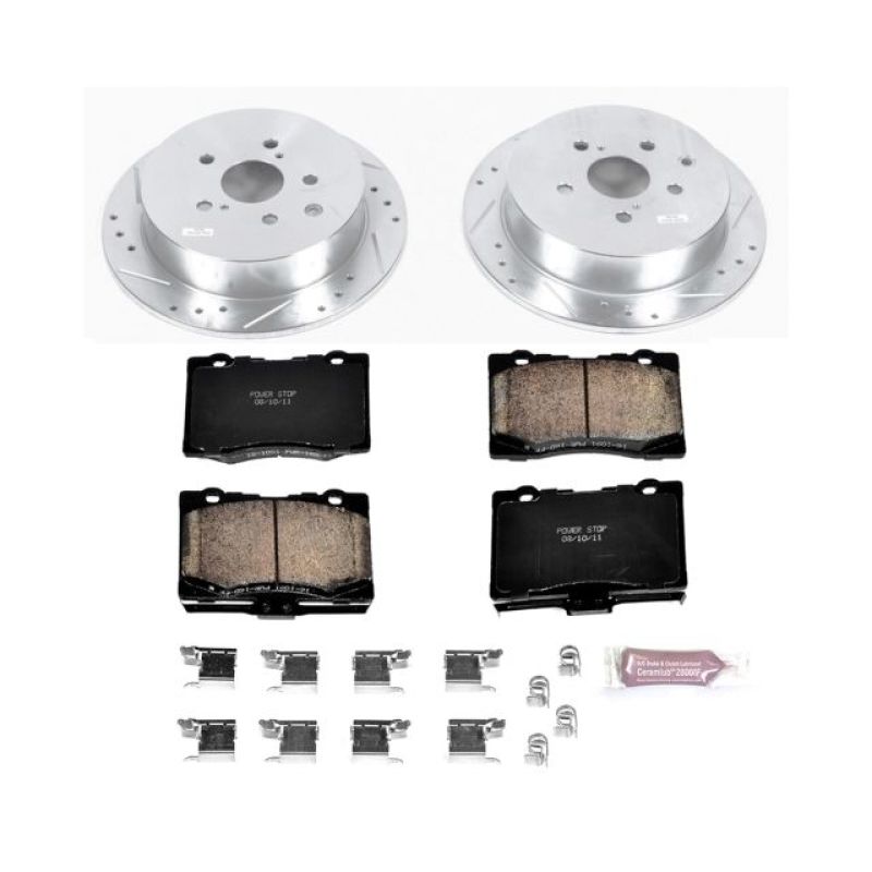 Power Stop 10-15 Lexus RX350 Rear Z23 Evolution Sport Brake Kit - K5864