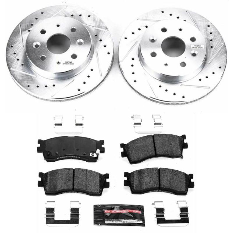 Power Stop 03-05 Kia Rio Front Z23 Evolution Sport Brake Kit - K5902