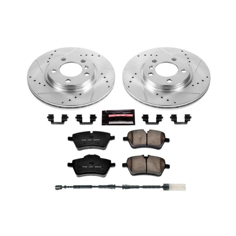 Power Stop 11-16 Mini Cooper Countryman Front Z23 Evolution Sport Brake Kit - K6665