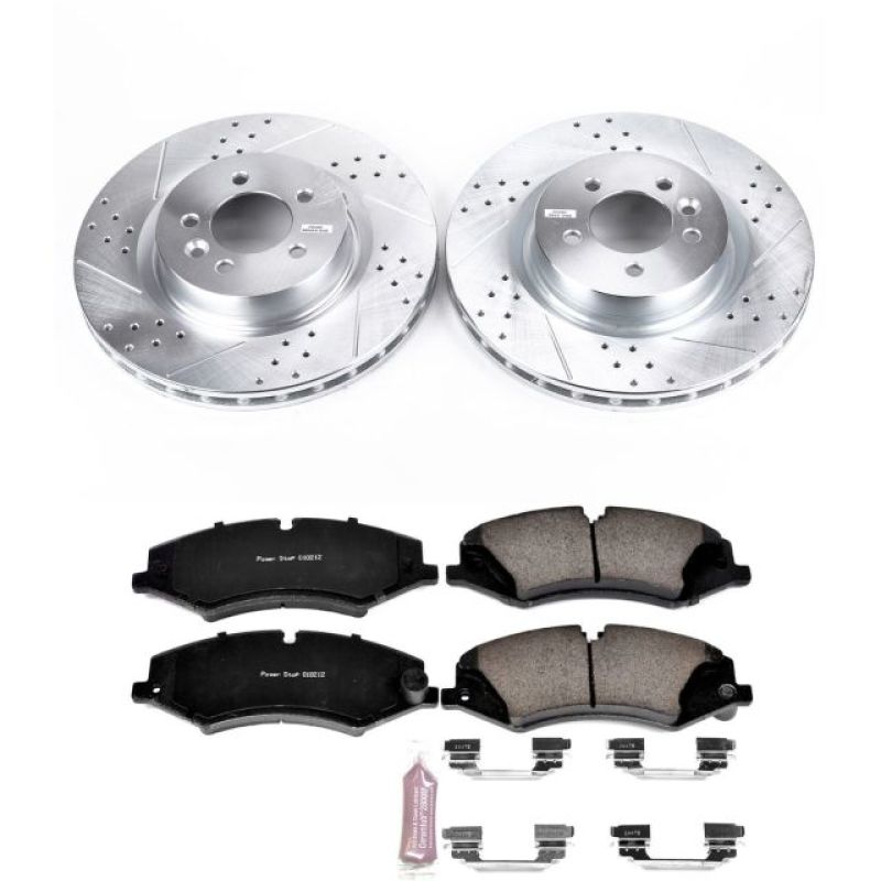 Power Stop 2017 Land Rover Discovery Front Z23 Evolution Sport Brake Kit - K7079