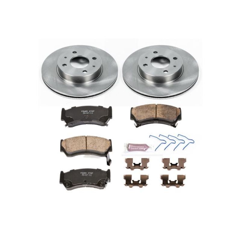 Power Stop 95-98 Nissan 200SX Front Autospecialty Brake Kit - KOE1172 Power Stop 95-98 Nissan 200SX Front Autospecialty Brake Kit - KOE1172