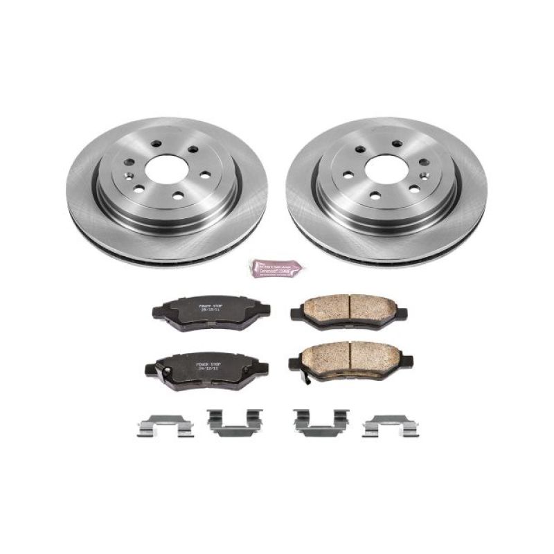 Power Stop 10-16 Cadillac SRX Rear Autospecialty Brake Kit - KOE5543