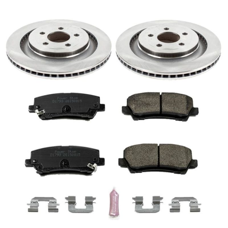 Power Stop 15-19 Ford Mustang Rear Autospecialty Brake Kit - KOE6812 Power Stop 15-19 Ford Mustang Rear Autospecialty Brake Kit - KOE6812