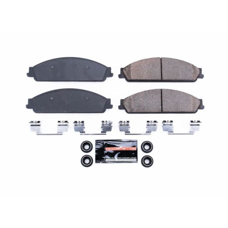 Power Stop 05-07 Ford Five Hundred Front Z23 Evolution Sport Brake Pads w/Hardware - Z23-1070 Power Stop 05-07 Ford Five Hundred Front Z23 Evolution Sport Brake Pads w/Hardware - Z23-1070