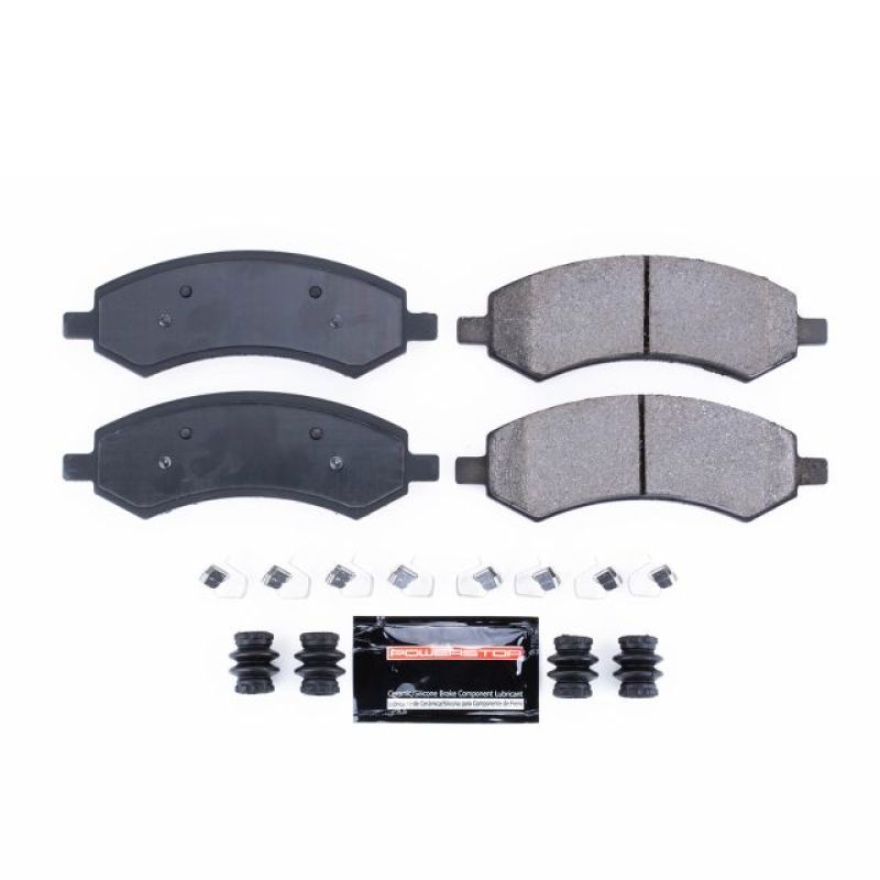 Power Stop 07-09 Chrysler Aspen Front Z23 Evolution Sport Brake Pads w/Hardware - Z23-1084 Power Stop 07-09 Chrysler Aspen Front Z23 Evolution Sport Brake Pads w/Hardware - Z23-1084