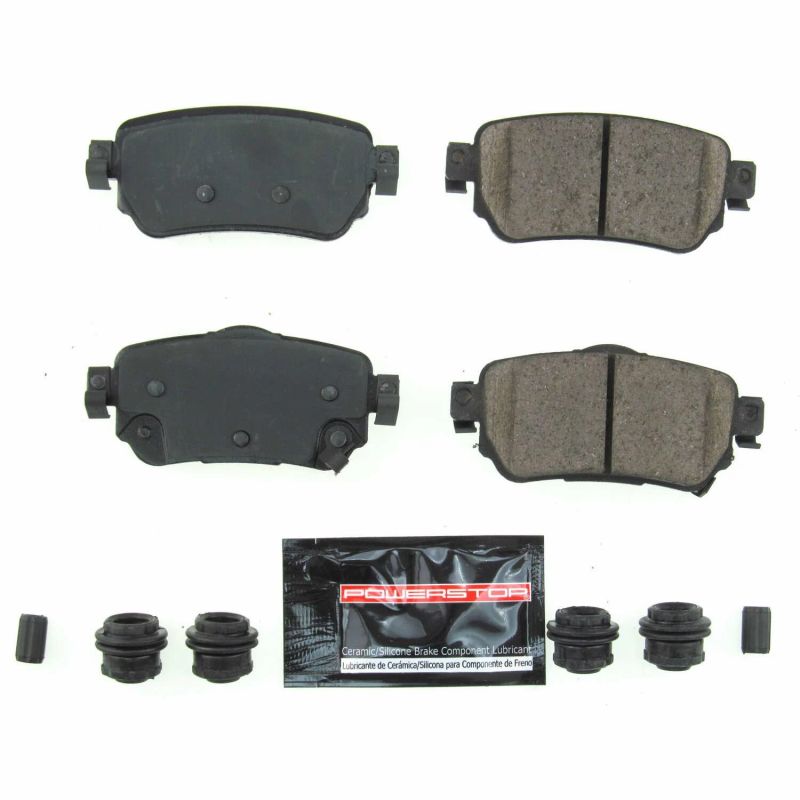 Power Stop 18-19 Nissan Leaf Rear Z23 Evolution Sport Brake Pads w/Hardware - Z23-1965 Power Stop 18-19 Nissan Leaf Rear Z23 Evolution Sport Brake Pads w/Hardware - Z23-1965