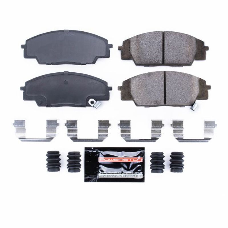 Power Stop 07-10 Acura CSX Front Z23 Evolution Sport Brake Pads w/Hardware - Z23-829 Power Stop 07-10 Acura CSX Front Z23 Evolution Sport Brake Pads w/Hardware - Z23-829