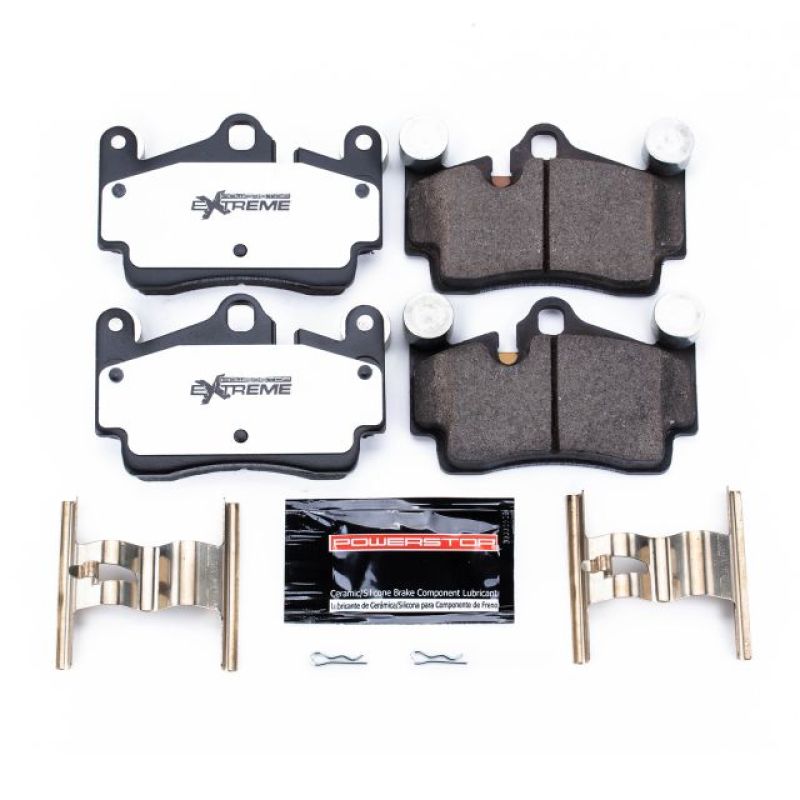 Power Stop 07-15 Audi Q7 Rear Z26 Extreme Street Brake Pads w/Hardware - Z26-978 Power Stop 07-15 Audi Q7 Rear Z26 Extreme Street Brake Pads w/Hardware - Z26-978