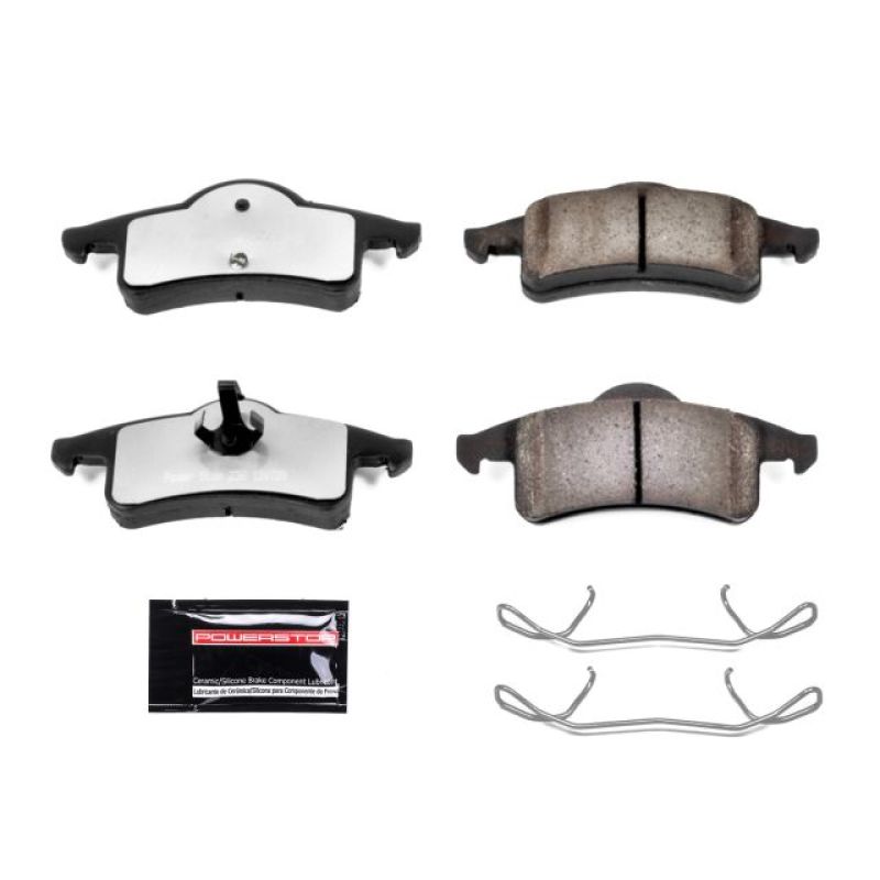 Power Stop 99-04 Jeep Grand Cherokee Rear Z36 Truck & Tow Brake Pads w/Hardware - Z36-791 Power Stop 99-04 Jeep Grand Cherokee Rear Z36 Truck & Tow Brake Pads w/Hardware - Z36-791
