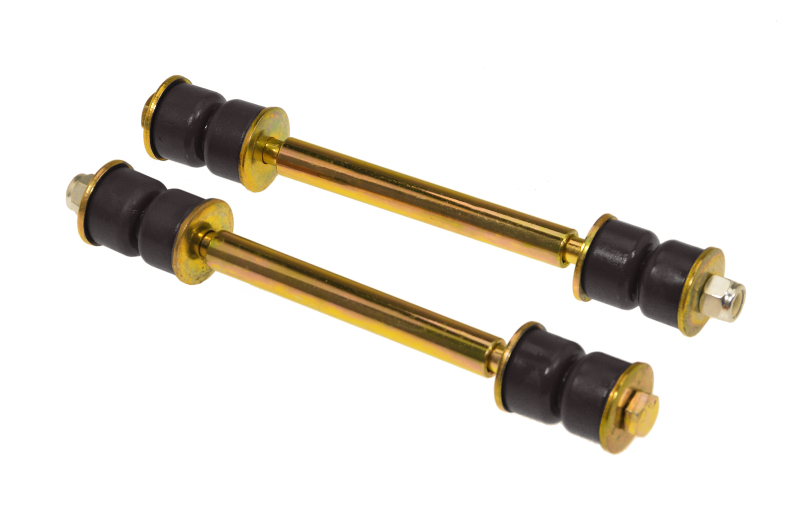 Prothane Universal End Link Set - 6 1/8in Mounting Length - Black - 19-417-BL