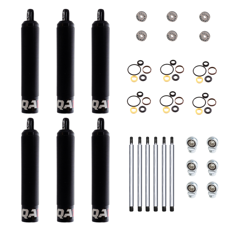 QA1 16.25 Eye-B/Eye-B V-None Dry Shock Large Aluminum Coilover 11.38 - 6 Pack - 6Q5R-DRY-6PK