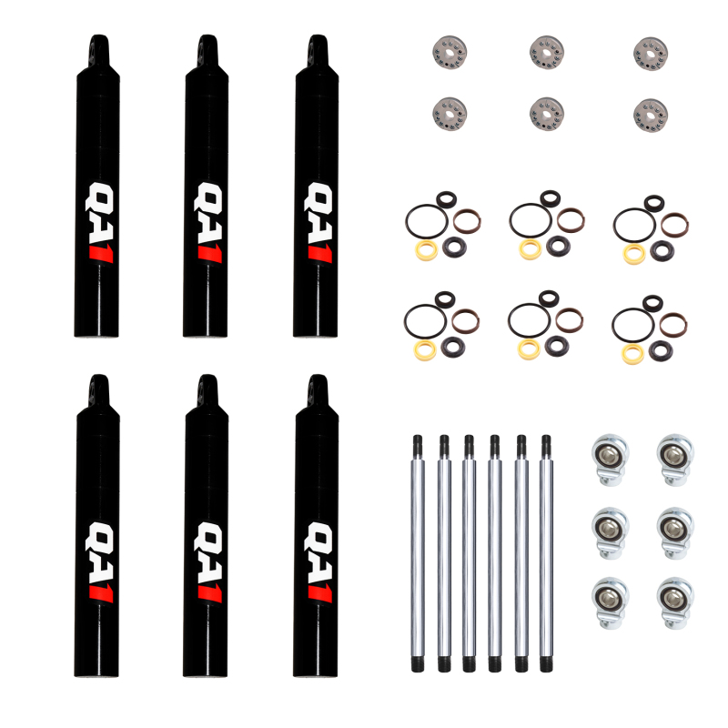 QA1 17.75 Eye-B/Eye-B V-None Dry Shock Small Body Steel 11.63 - 6 Pack - 7Q6-DRY-6PK