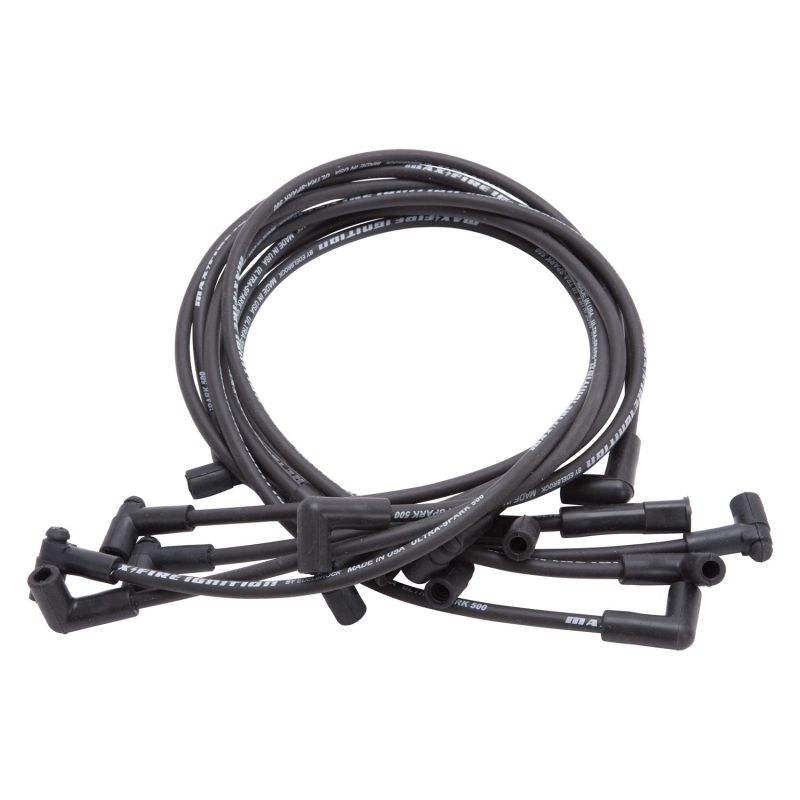 Edelbrock Spark Plug Wire Set SBC 78-86 V8 Hei 500 Ohm Resistance Black (Set of 8) - 22703