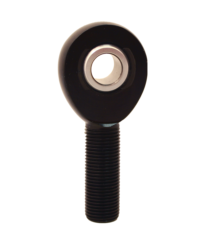 QA1 A Series Endura Rod End - Male/Left Hand - .5in Bore x 5/8-18 - Black Aluminum - AML8-10BK