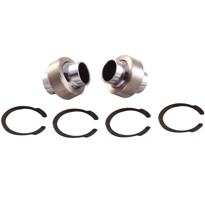 QA1 COM-T Series Bearing Kit w/Snap Ring - .5in x 1in Wide - Heat Treated Chrome Plated Steel w/PTFE - COM8T-102PK