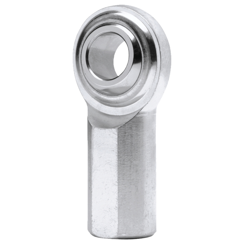 QA1 G Series 2-Pc Rod End - Female/Right Hand - .375in Bore x 3/8-24 - Stainless Steel w/PTFE - GFR6T