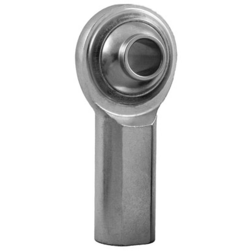 QA1 PCY Series 2-Pc Rod End - Female/Right Hand - .375in Bore x 3/8-24 - Hi-Misalign - Steel w/PTFE - PCYFR6T