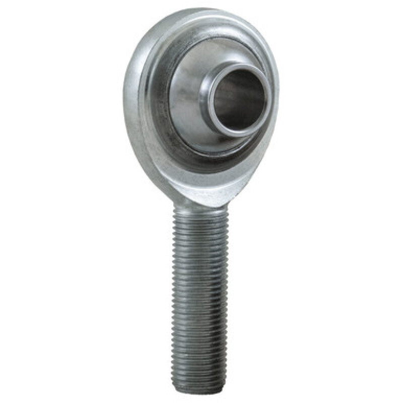 QA1 PCY Series 2-Pc Rod End - Male/Left Hand - .375in Bore x 3/8-24 - Hi-Misalign - Steel w/PTFE - PCYML6T