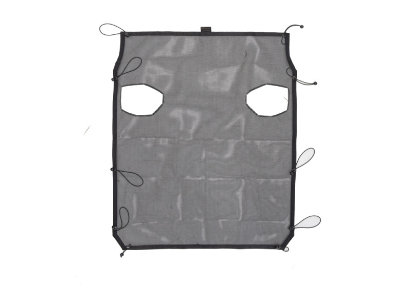 Rampage 2018-2019 Jeep Wrangler(JL) Sport 2-Door Mesh Shade Top - Black - 91817