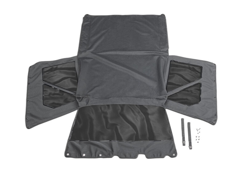 Rampage 1986-1994 Suzuki Samurai Soft Top OEM Replacement - Black Diamond - 98635