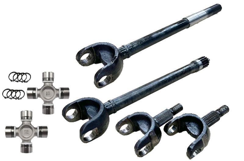 Revolution Gear & Axle 2018+ Jeep Wrangler JL & JT Chromoly Discovery Series Front Axle Kit - DC-D44-JLJT-2PC