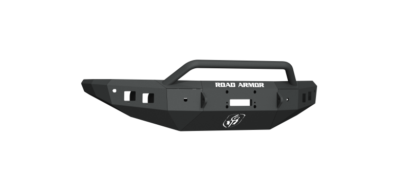 Road Armor 16-19 Nissan Titan Stealth Front Winch Bumper w/Pre-Runner - Tex Blk - 7161F3B