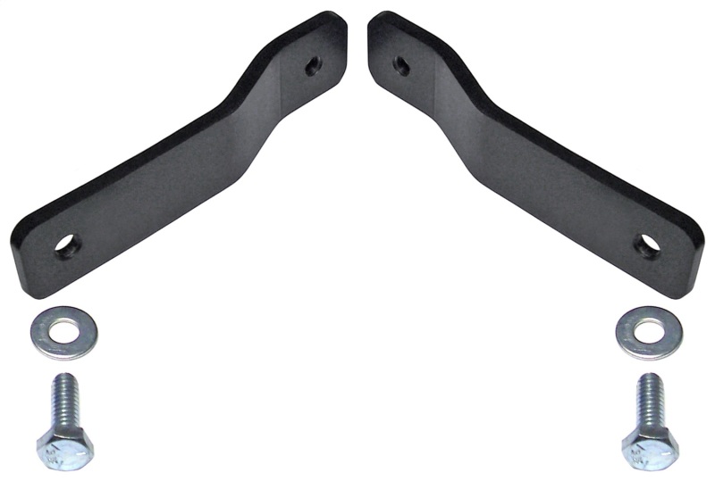 RockJock JK Brake Line Relocation Bracket Kit Rear - CE-9807RBLBK