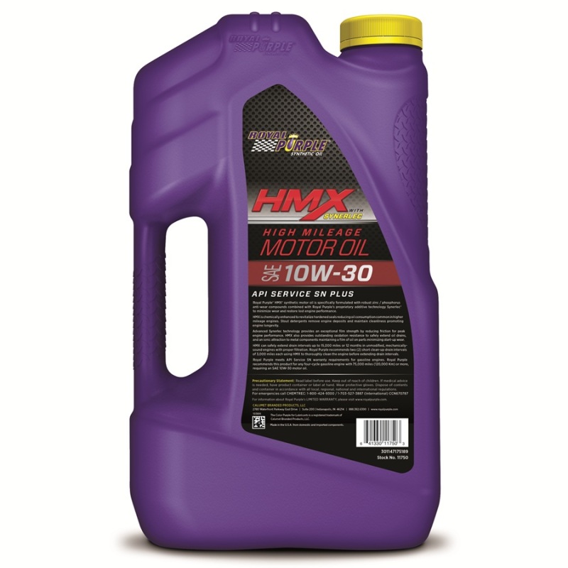 Royal Purple HMX Premium Synthetic High Mileage 10W-30 Motor Oil - 5 Quart - 11751